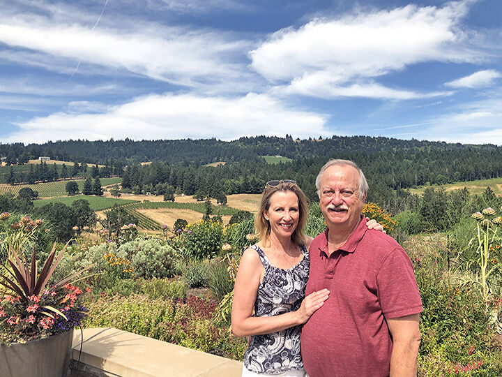 Paul Foster and his wife Juliana.